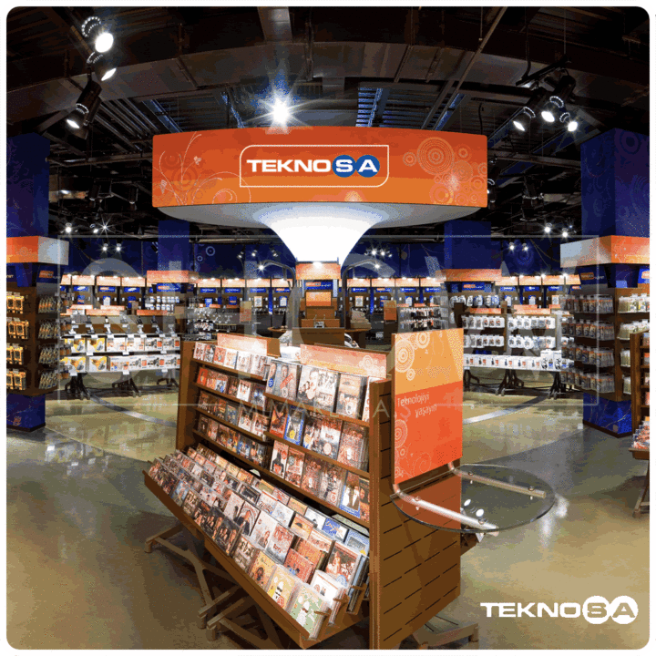 Teknosa Planet Mağaza Dekorasyon